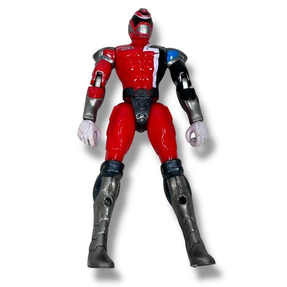 Bandai Power Rangers SPD Battlizers Red Ranger Action Figure 6" Loose 2004 - Picture 1 of 6